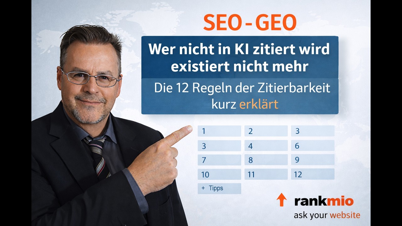 12 Punkte für deine KI-Zitierbarkeit
