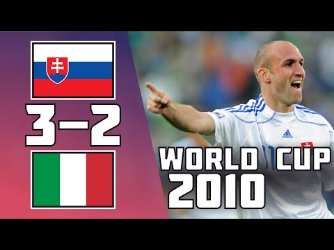 Slovakia 3 - 2 Italy | World Cup 2010 | Highlights