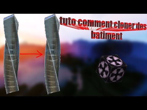 Minecraft tutorial how to clone a building on (PS4 Xbox pc...)