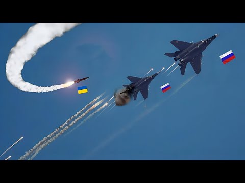 Scary moment! Three Russian Mig-29 pilots were shot down by missiles and killed instantly