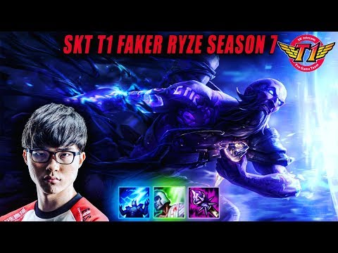 SKT T1 Faker | Ryze  vs Yasuo | KR Challenger 1,215 LP #Worlds2017