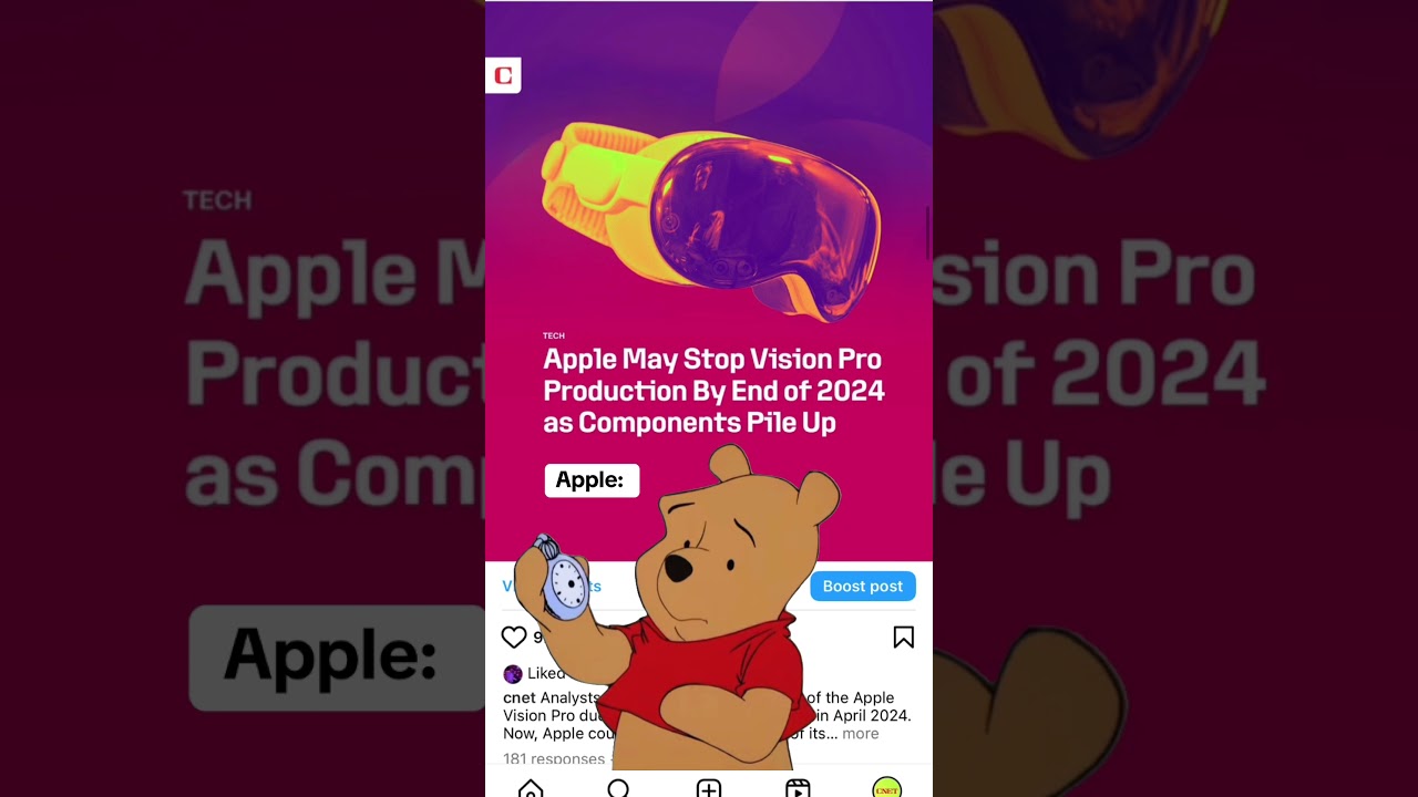 Apple May Stop Vision Pro Production By End of 2024