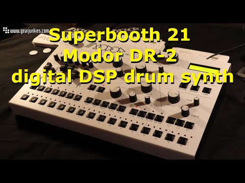 Superbooth21 Modor DR-2 digital DSP drum synth