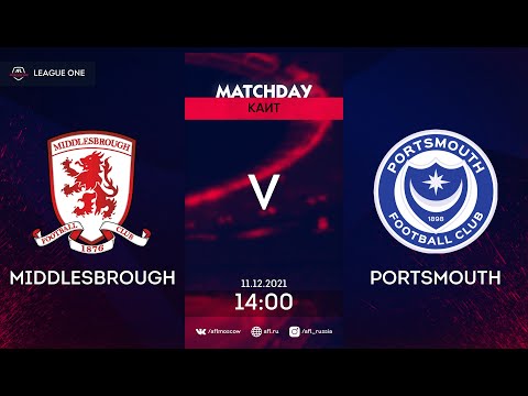 AFL21. England. League One. Day 22. Middlesbrough - Portsmouth