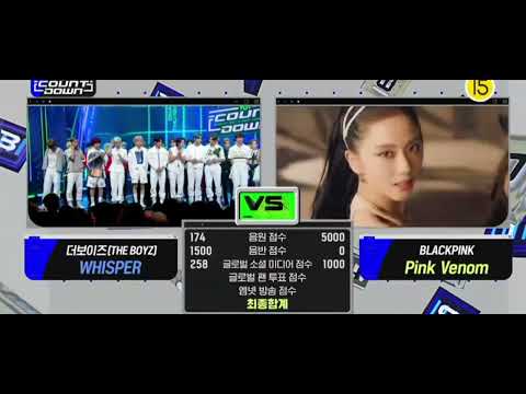 Black pink 'pink venom' 2nd win on mnet M countdown
