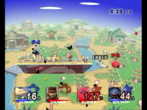 VGBC Indianapolis GF Chudat (Kirby) and Ally (Snake) vs, Logic (Olimar) and M2K (MK) 1.mpg - SSBB