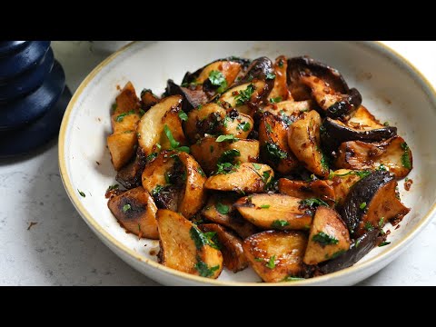 Sautéed King Oyster Mushrooms | Easy Side Dish