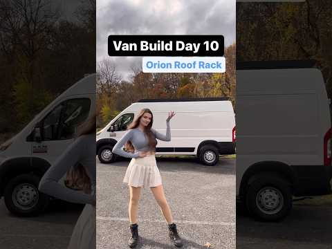 Installing A Roof Rack On My Camper Van By @orionvangear - Van Build Series Day 10