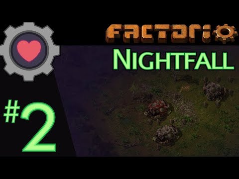 Factorio Let's Play: Nightfall (Rampant AI) #2 NOTICED