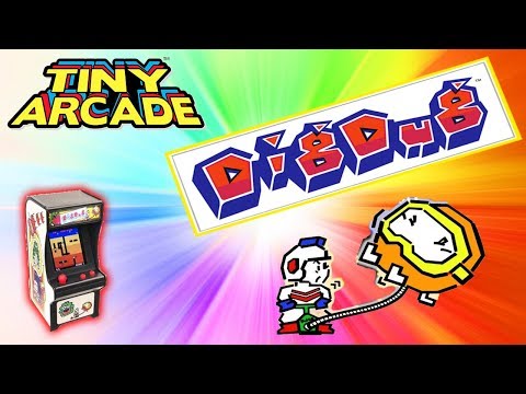 Tiny Arcade Dig Dug Real Working Mini Arcade Review WORLDS SMALLEST