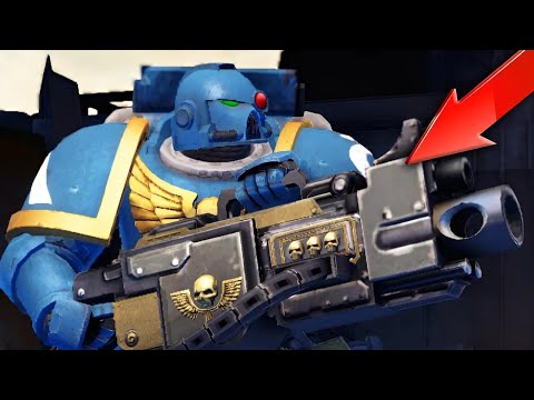 Ultramarines Devastator + Heavy Bolter vs Orks! - Warhammer 40k: Space Marine, Augmented Mod