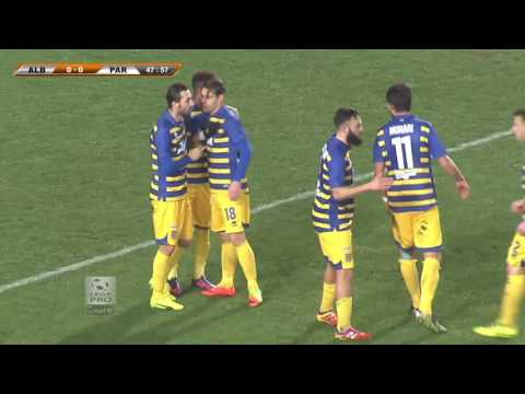 Albinoleffe - Parma 0- 1: HL 25^ Giornata Girone B Lega Pro