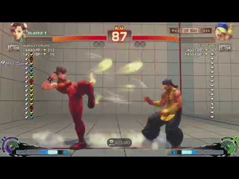 Matsuri (Chun Li) vs Fentamu (Yun) - USF4 *60fps/1080p*