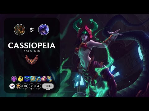 Cassiopeia Mid vs Ryze - KR Grandmaster Patch 13.13