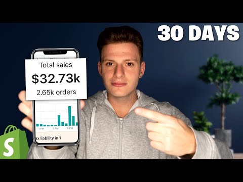 How I Made $32,000 in 30 Days Dropshipping With NO MONEY