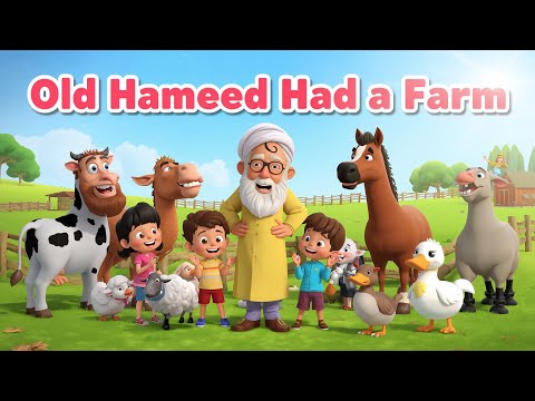 Old Hameed had a farm | Old Macdonald Islamic  Nasheed |Muslim kids Nursery Rhymes | Islamic Cartoon