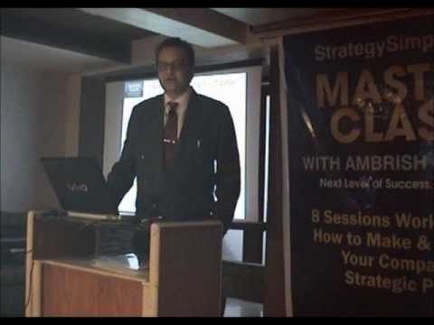 Strategy Simplified MasterClass Workshop at Mumbai