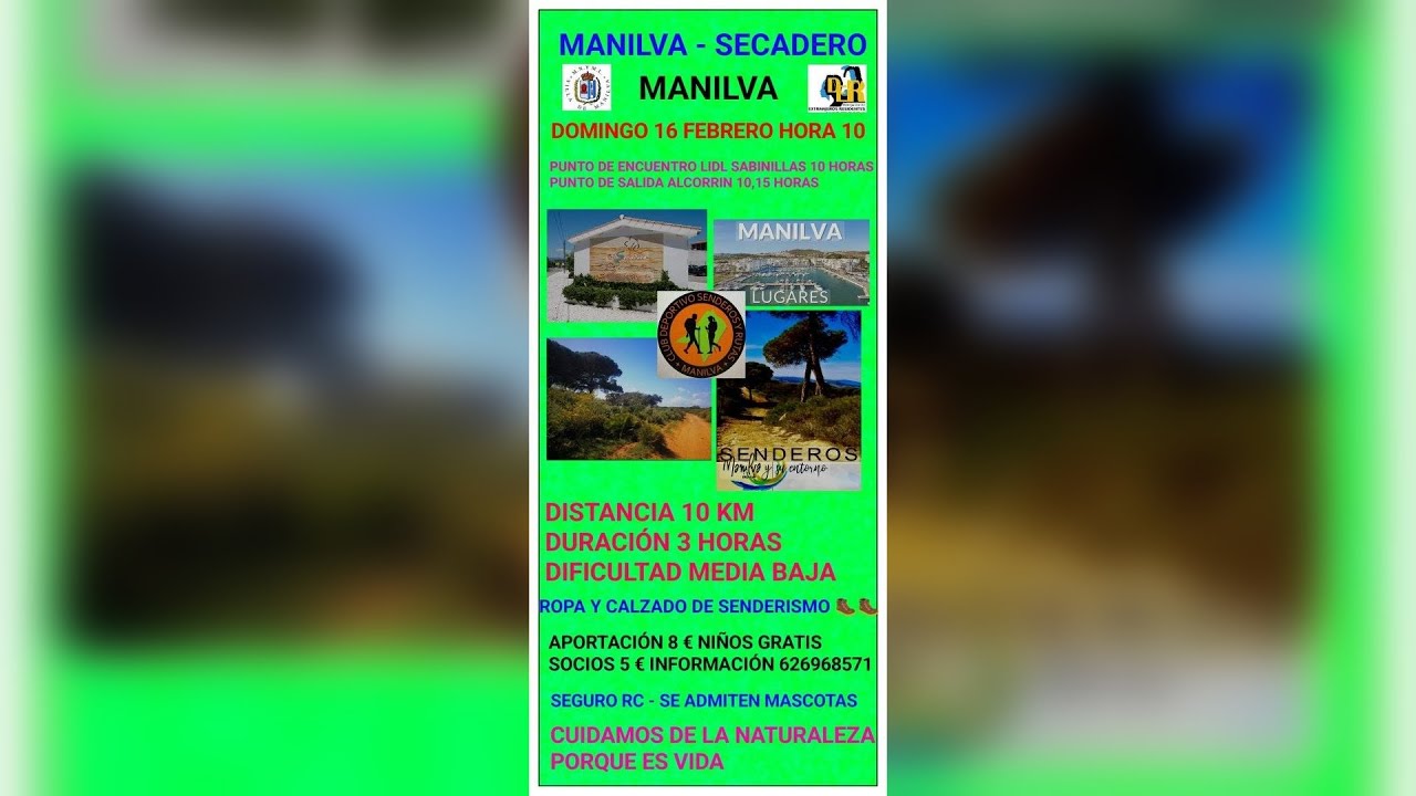 Nueva ruta senderista para este domingo