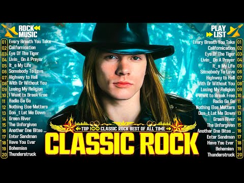 Top 500 Classic Rock Songs Of All Time 🔥 Guns N' Roses, Metallica, Queen, AC/DC, Aerosmith, Bon Jovi