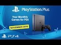 PlayStation Plus | Your PS4 Monthly Games for November 2016