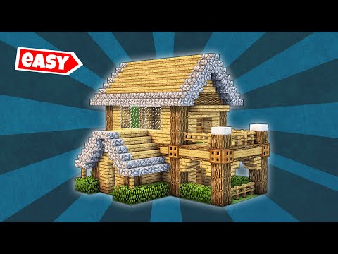 Minecraft Easy Survival House Tutorial🛠️