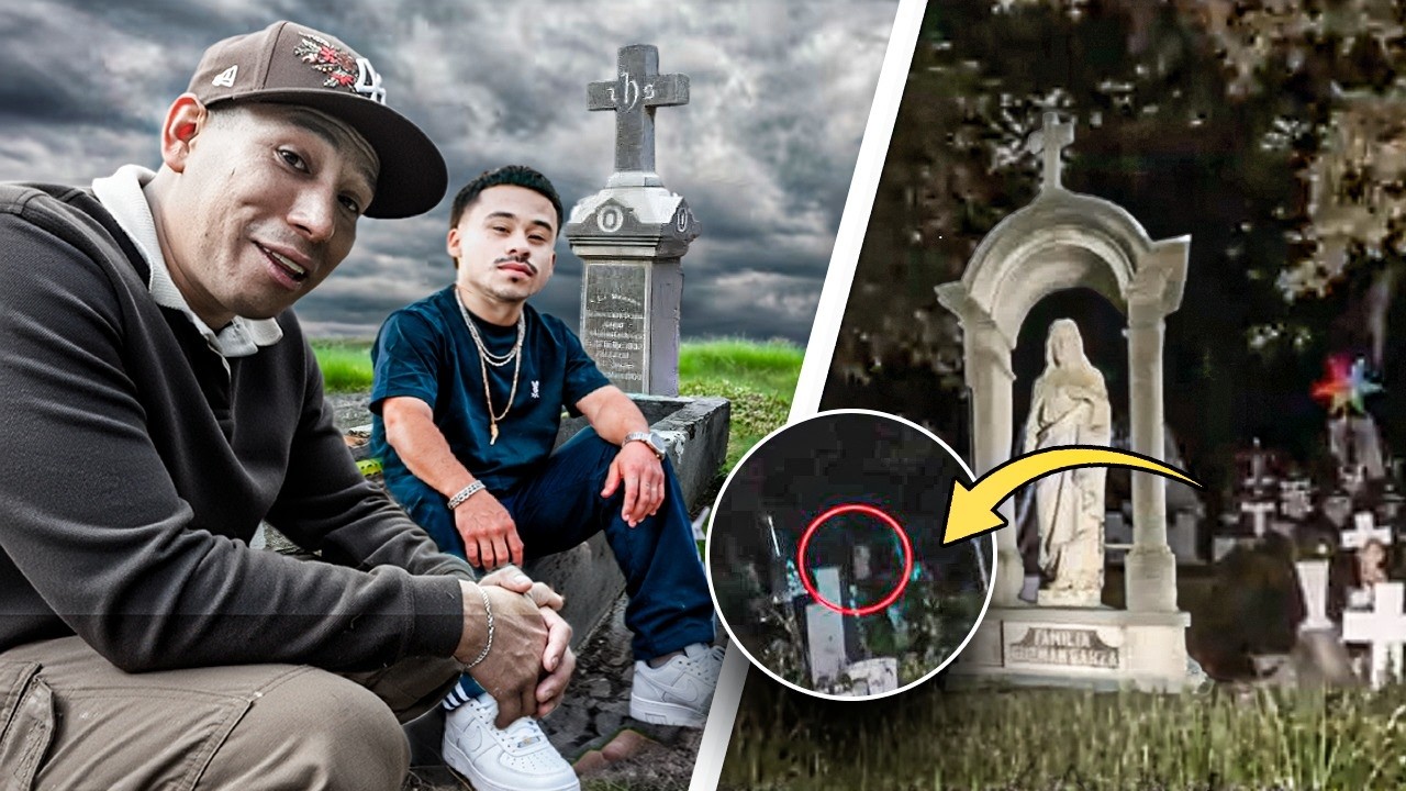 DORMI en un CEMENTERIO con ABELITO!!!😱💀