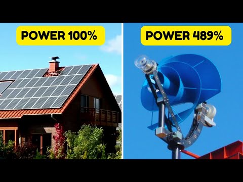 The New Archimedes Liam F1  Wind Turbine for home outperforms PV Solar Panels ?