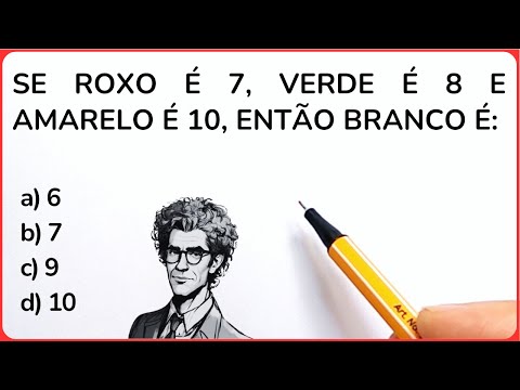 🧠7 QUESTÕES DE RACIOCÍNIO LÓGICO PARA FORTALECER A SUA MENTE - GRAU 1