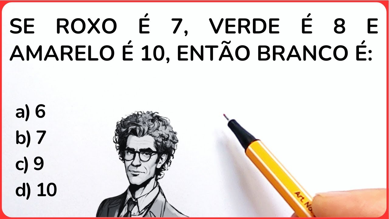 🧠7 QUESTÕES DE RACIOCÍNIO LÓGICO PARA FORTALECER A SUA MENTE - GRAU 1