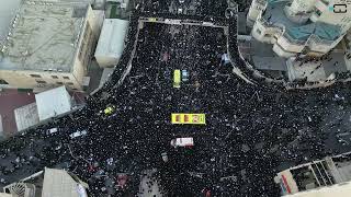 רחפן | הפגנת הענק של לומדי התורה בירושלים ממעוף הציפור - חשון תשפ"ו