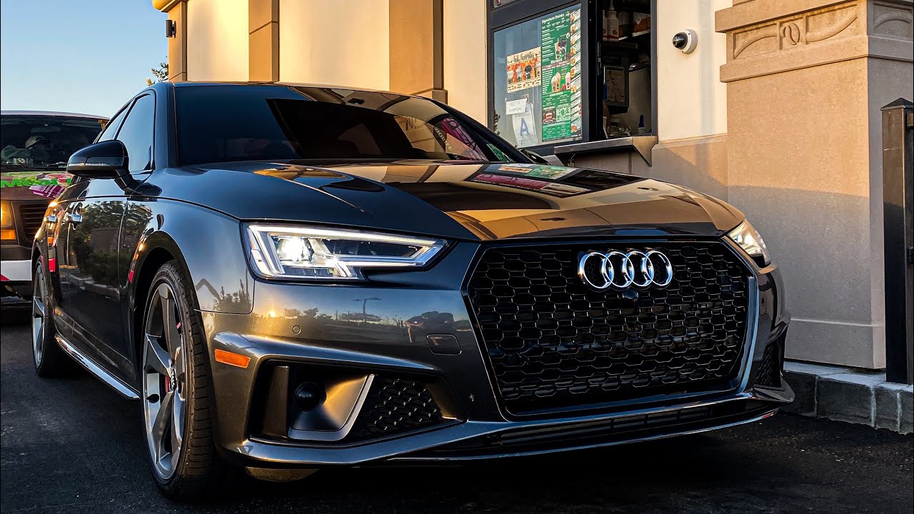 MY WIFE TAKING DELIVERY OF HER NEW AUDI S4 PRESTIGE AND IMMEDIATELY STARTS MODDING IT!!