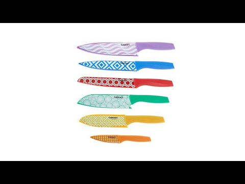 Cuisinart 12piece Stainless Steel Printed Knife Set