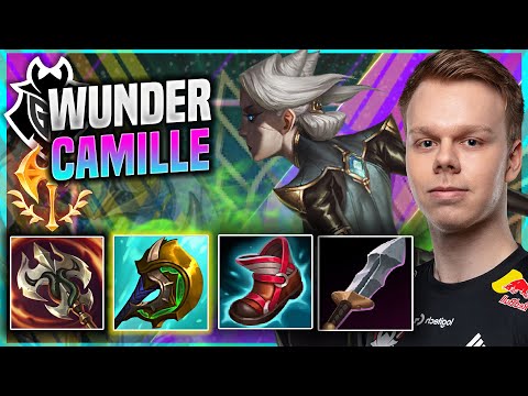 WUNDER TRIES SOME CAMILLE! - G2 Wunder Plays Camille TOP vs Singed! | Season 11