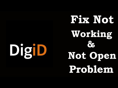 How To Fix DigiD App Not Working | DigiD Not Open Problem | PSA 24