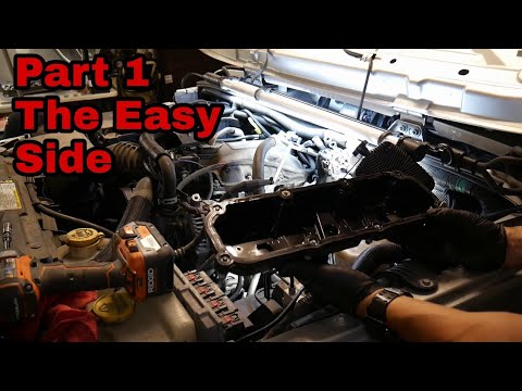 Replacing Valve Cover Gaskets & Spark Plugs Jeep Jk wrangler Driver Side Part 1