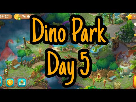 GARDENSCAPES NEW ACRES - Dino Park Day 5 - AREA RESTORED