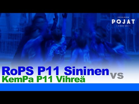 RoPS P11 Sininen vs KemPa P11 Vihreä
