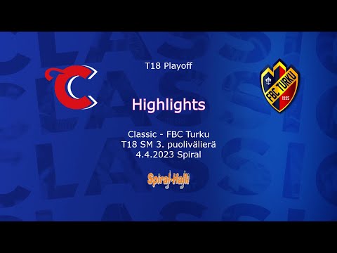 Highlights Classic - FBC Turku T18 SM Playoff 3. puolivälierä 4.4.2023