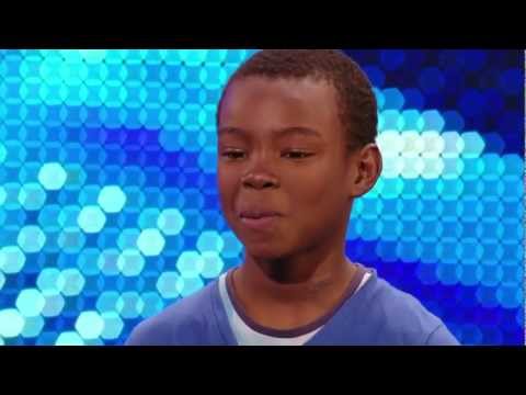 Malaki Paul "9 Year old" "Listen" Uncut [HD] "Britains got talent"  BGT 2012 "auditions 31.04.12"