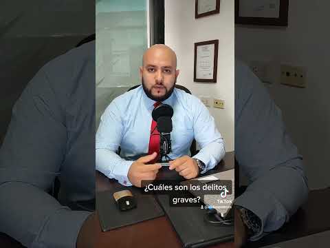 ¿Cuáles son los delitos graves? #derecho #defensapenal #delito #derechoshumanos