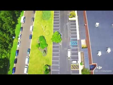 Aerial View of a Pristine Commercial Lot by Stanley Paving 2