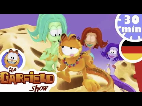 🧜‍♀️ Garfield trifft Meerjungfrauen: Abenteuer auf Deutsch! 🌊🇩🇪