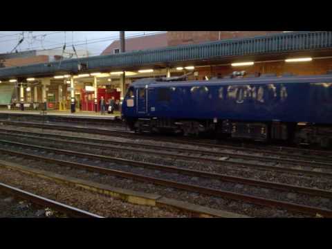 90034 leaving Doncaster railway station 14/11/16