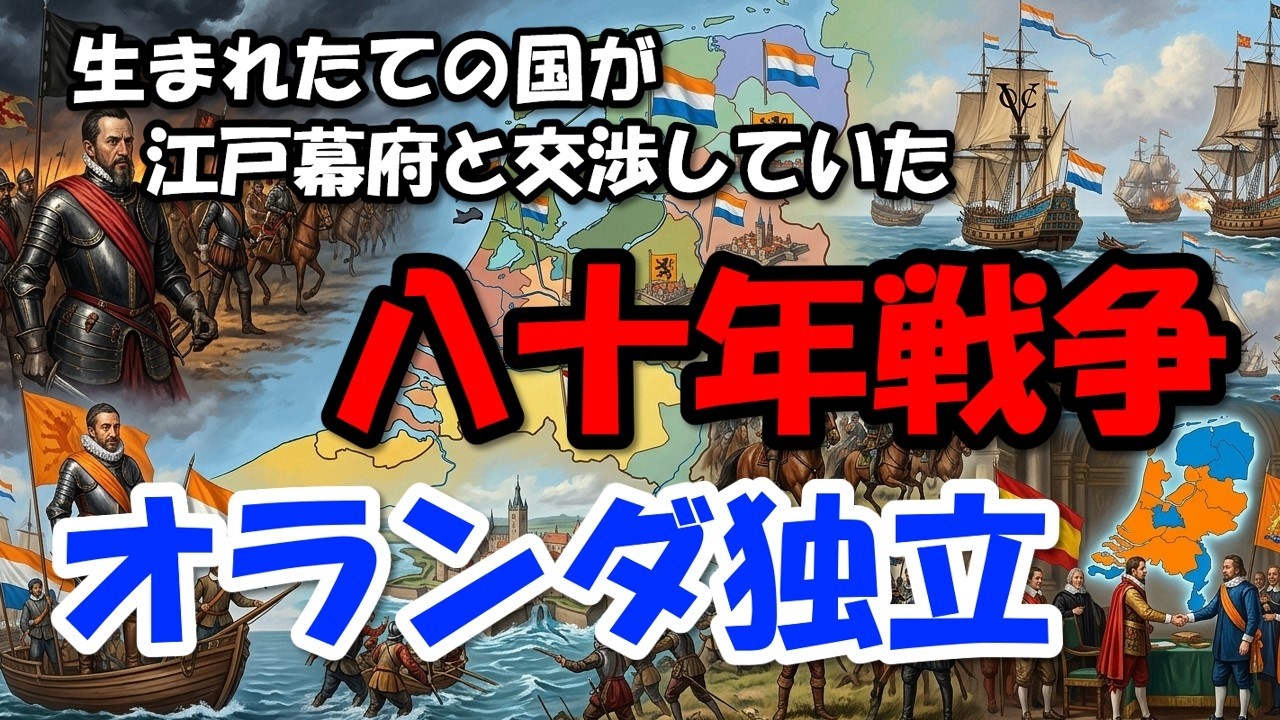 オランダ(ネーデルラント)独立と八十年戦争、三十年戦争、ウェストファリア条約【わかりやすく解説世界史】