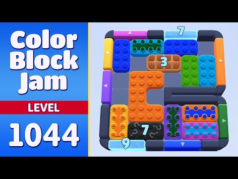Color Block Jam Level 1044 (1045) | Every Puzzle Solved! 🎯