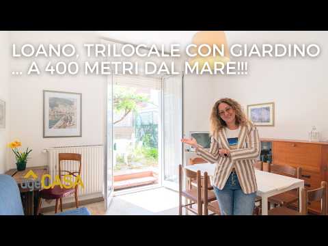 Trilocale con giardino a 400 metri dal mare!