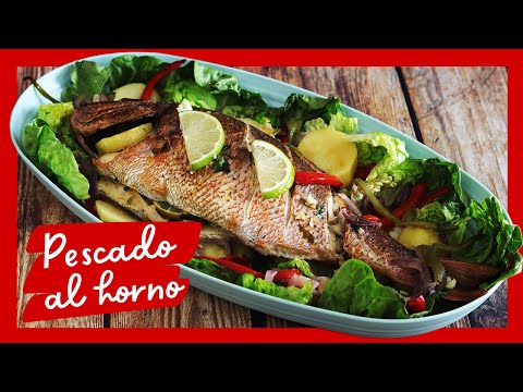 Pescado al Horno PERFECTO: ¡Descubre el Secreto! 🐟🍽️🍋 Receta de Pargo
