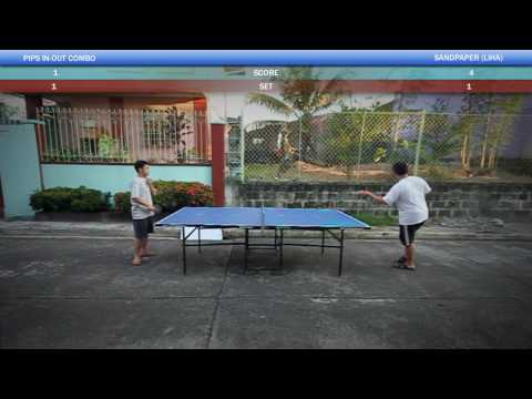 Sandpaper Ping Pong newbie