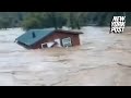 North Carolina house carried away in Hurricane Helene floodwaters