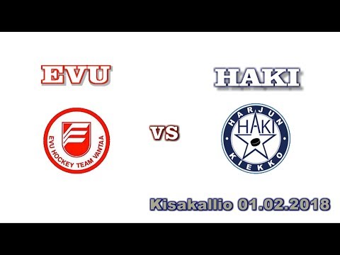 EVU vs  HAKI 01.02.2018  9 PUOLIVÄLI Tatu